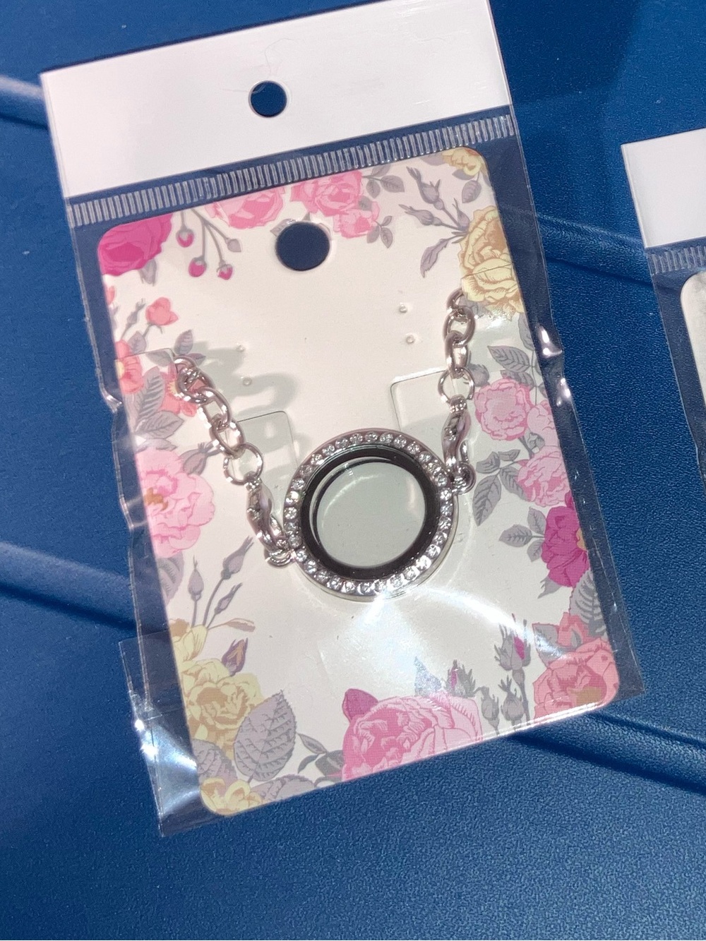 FL Floating ROUND Charms Memory Locket Bracelet w/10 charms